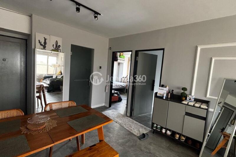 Living Room The 18Th Residence Taman Rasuna 2BR Fully Furnished