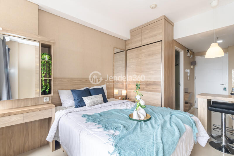 Bedroom Metro Park Residence Studio Fully Furnished