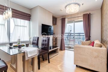 Living Room Cosmo Terrace - Thamrin City 2BR Fully Furnished