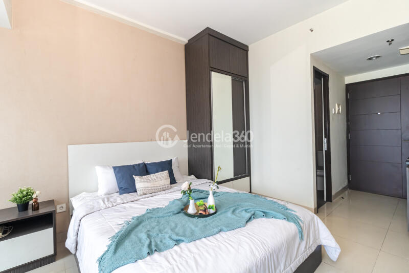 Bedroom Tidy Studio Unit at Grand Dhika City Apartment Tower C