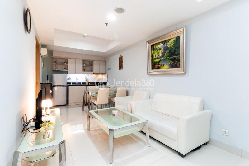Living Room The Mansion Kemayoran Bougenville 3BR Fully Furnished