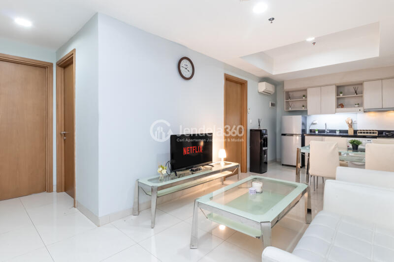 Living Room The Mansion Kemayoran Bougenville 3BR Fully Furnished