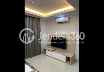 Living Room 2BR Apartment with Kuningan City View at Pejaten Park Residence