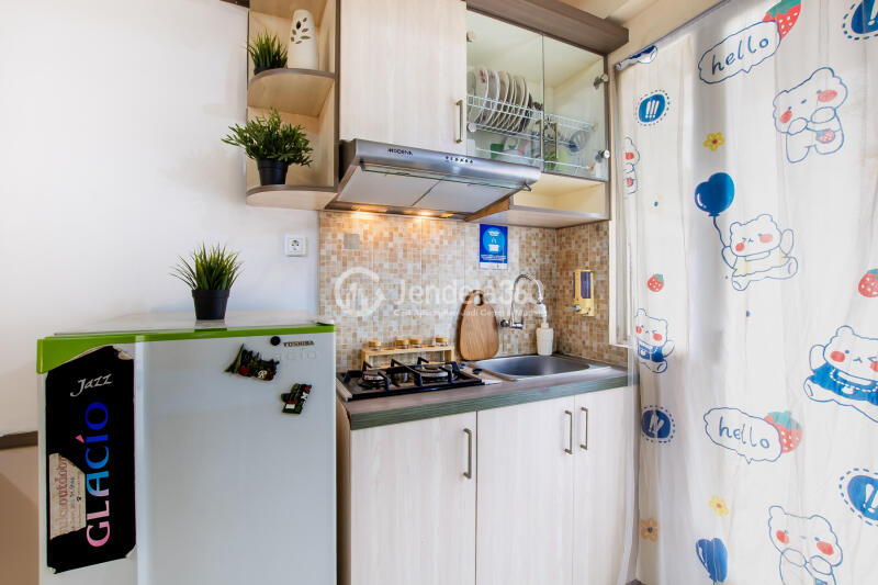 Kitchen Kalibata City Apartment Studio Fully Furnished