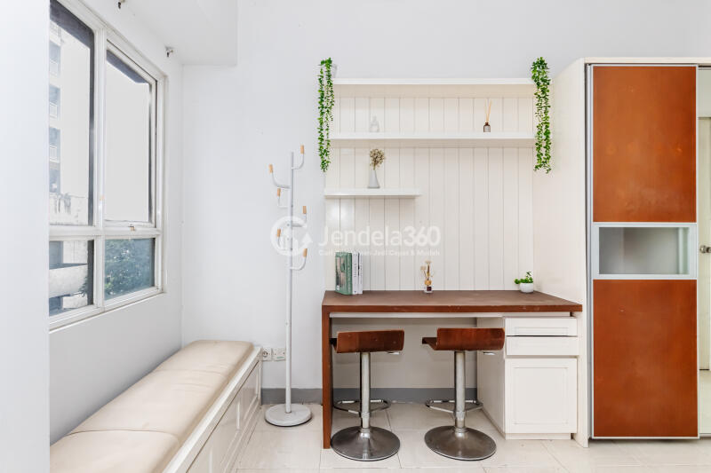 Bedroom Affordable Studio Apartment for College Student with City View at Taman Melati Margonda Apartment